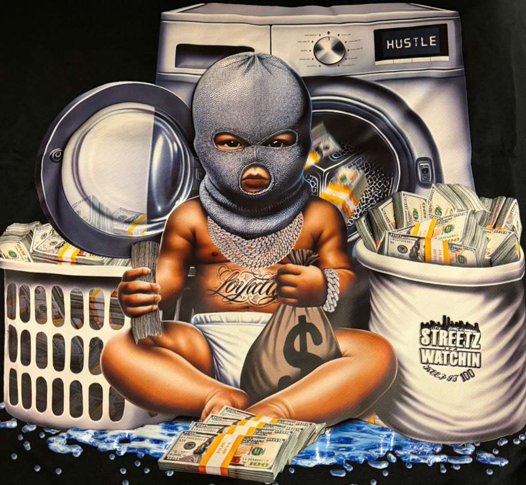 SIW T-SHIRT TRAP BABY 5 BLACK PREMIUM TEE