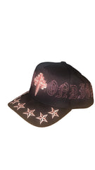 REYESF HAT SIEMPRE CON DIOS BLACK/PINK  V2