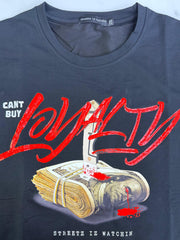 SIW CANT BUY LOYALTY T-SHIRT (SIW999) BLACK