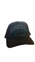 REYESF HAT SIEMPRE CON DIOS BLACK/ BLUE CRUZ V22