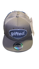 GIFTED RHINESTONE HAT GRAY