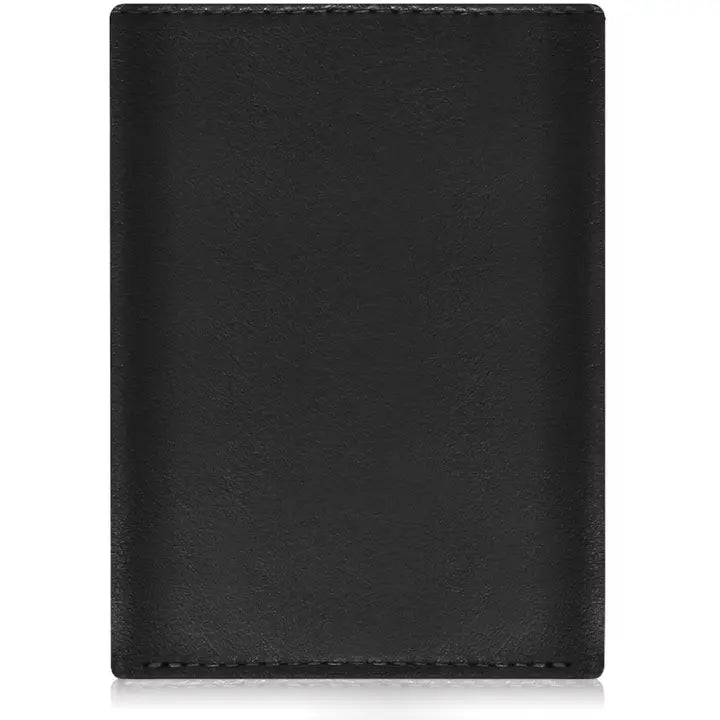 Access Denied Genuine Leather Trifold Leather Id Wallet For Men Rfid Block