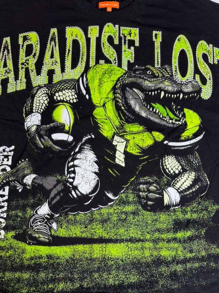 PARADISE LOST T-SHIRT BOWL TEE (PL00772) BLACK/GREEN