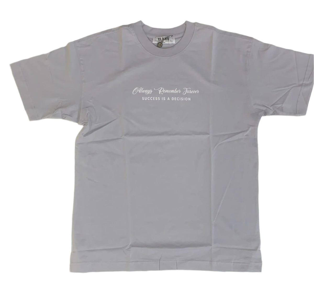 RICH GANG PERSPECTIVE T-SHIRT, (CL13) LIGHT GRAY