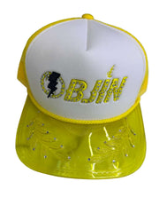 OBJIN PB315 HAT  YELLOW/WHITE