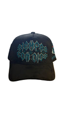 REYESF HAT SIEMPRE CON DIOS BLACK/BLUE  V2