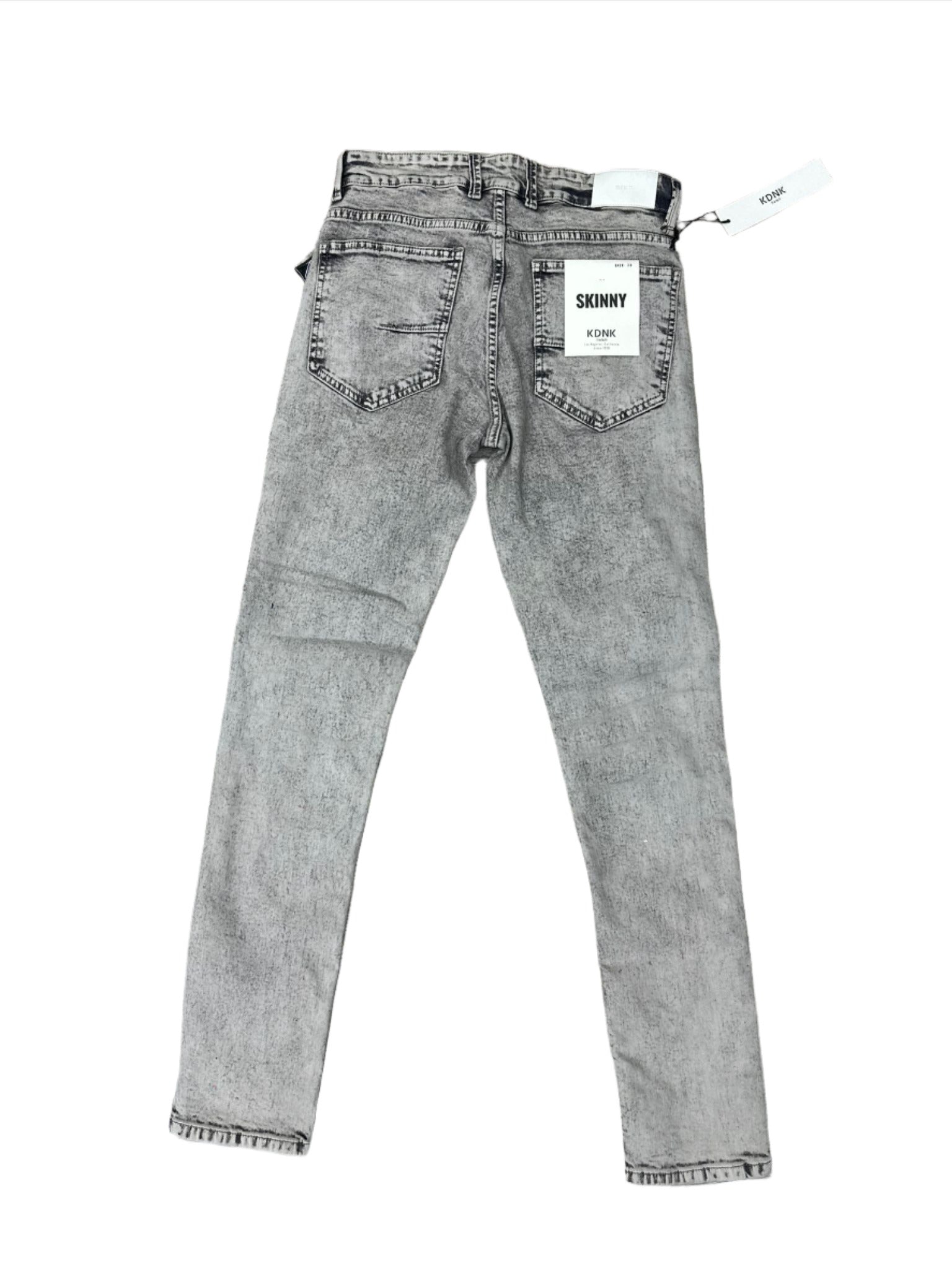 KDNK RIP Y REPAIR SKINNY JEANS KND4693 GREY