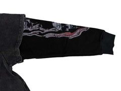 MAJESTIK MEN’S GARMENT DYED TWOFER(W/THERMAL) TW2576 BLACK