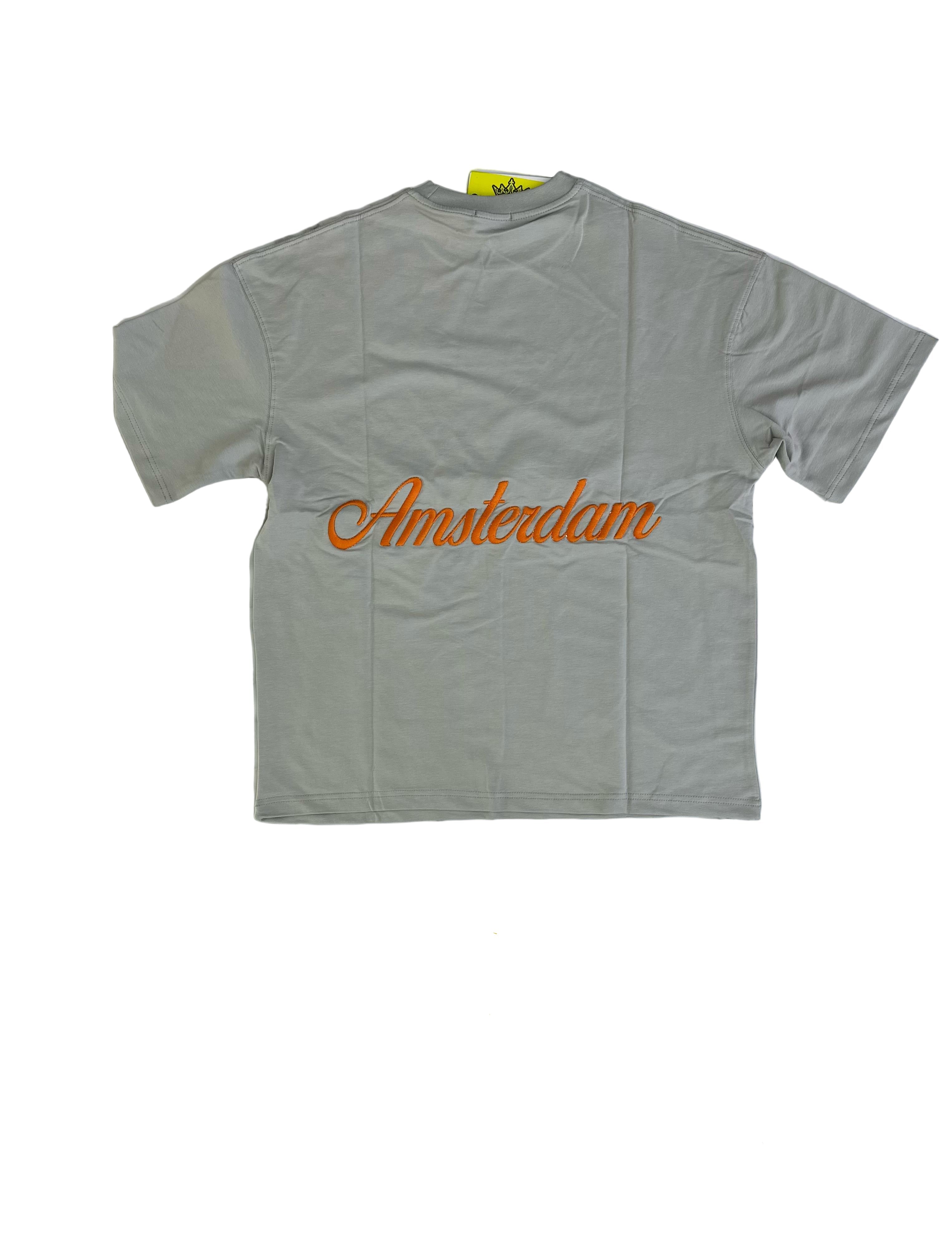 ESCOBAR AMSTERDAM OVZ TEE, (ESC22) GRAY