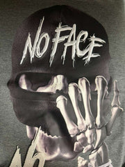 SIW T-SHIRT CROP NO FACE NO CASE 4 CHARCOAL PREMIUM TEE