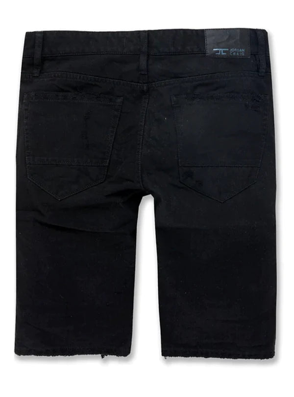 Jordan Craig Shredded Denim Jet Black J3186SA