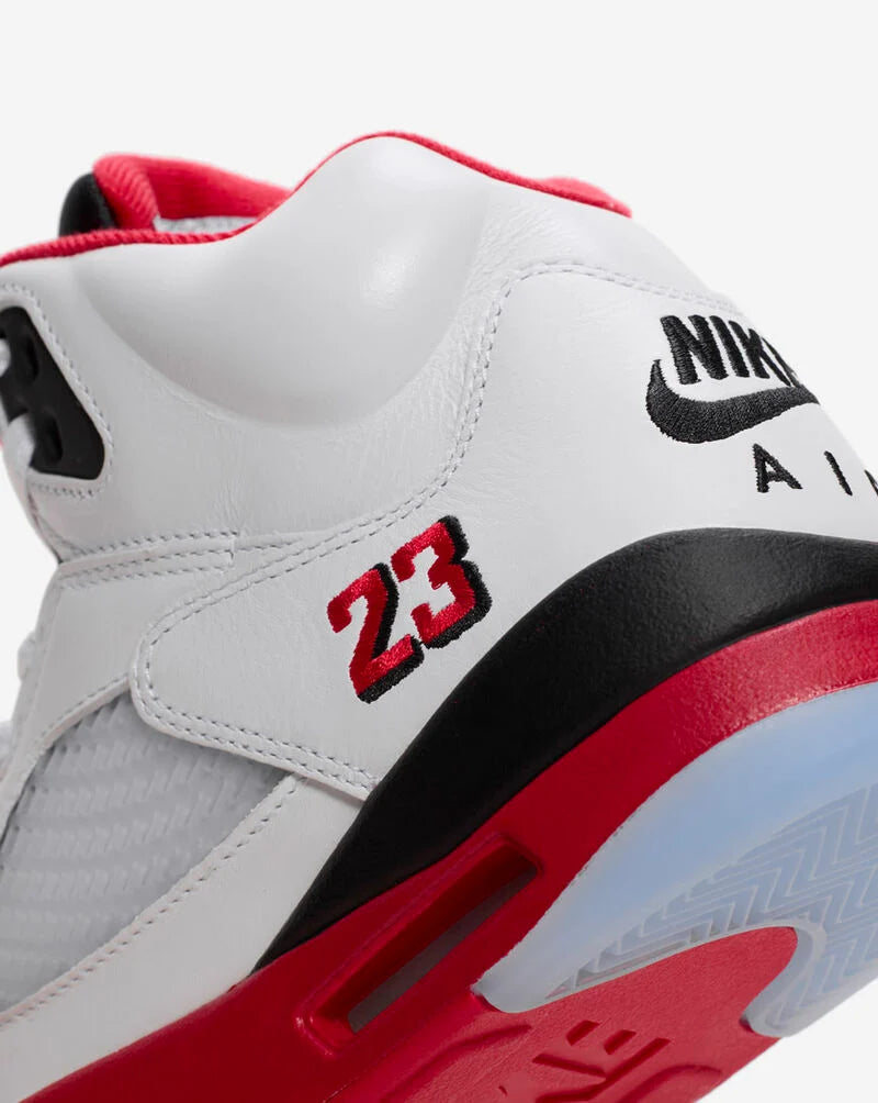 AIR JORDAN 5 retro Og White/ fire Red - Black