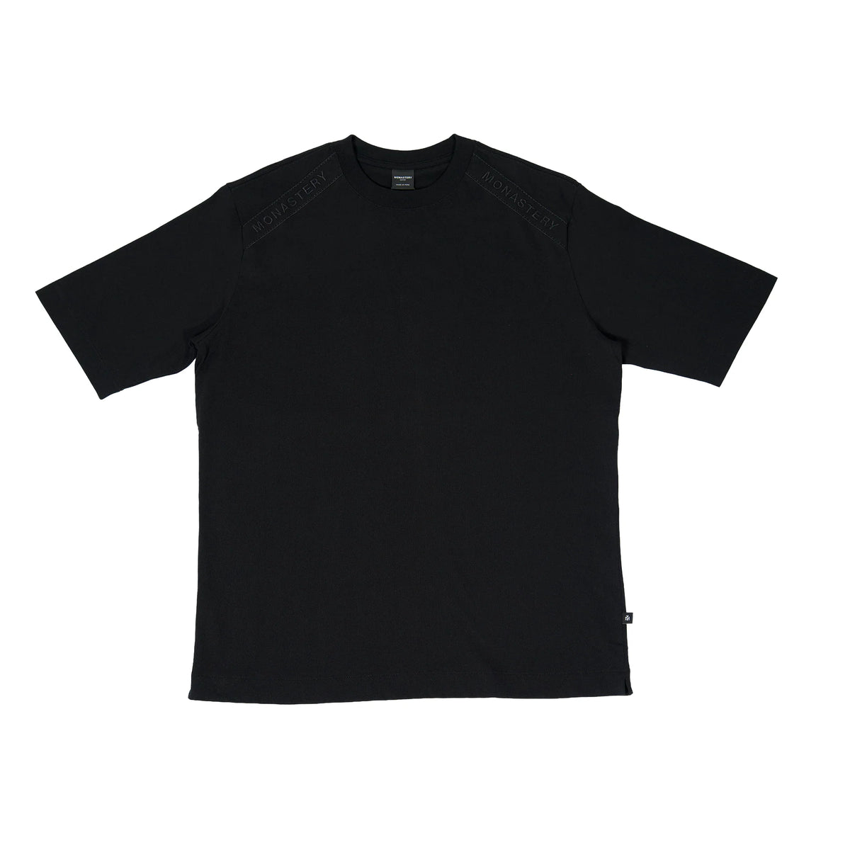 MONASTERY CALDWELL T-SHIRT OVERSIZED MEN BLACK