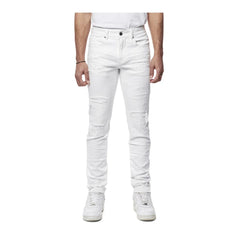 SMOKE RISE VINTAGE WASHED JEANS WHITE JP23733