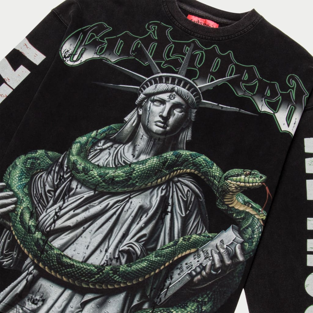 Godspeed Top 5 Slizzy LS (Black Wash) BOOM