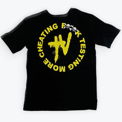 CAMISETA VLONE 961370 NEGRO/AMARILLO/ROJO