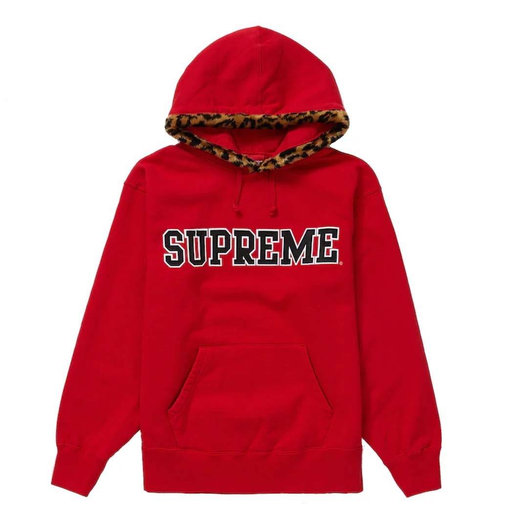 SUPREME HOODIE FW21SW92 RED