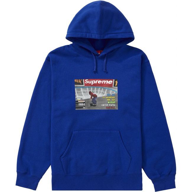 SUDADERA CON CAPUCHA SUPREMA FW21SW98 ROYAL L