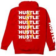 YISM HOODIE HUSTLE RED